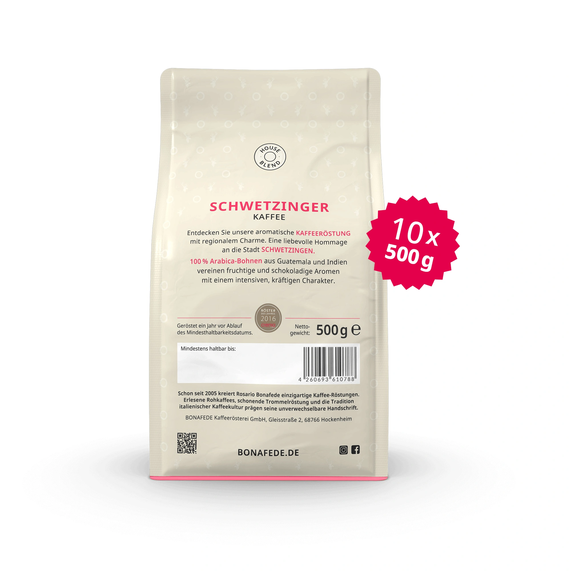 VPE SCHWETZINGER, Kaffee 10 x 500 g