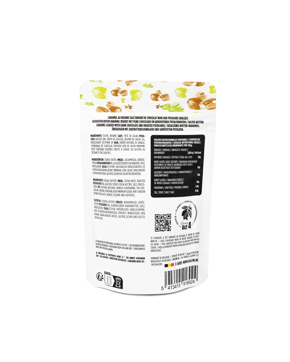 Caramel & Chocolat mit Pistazie