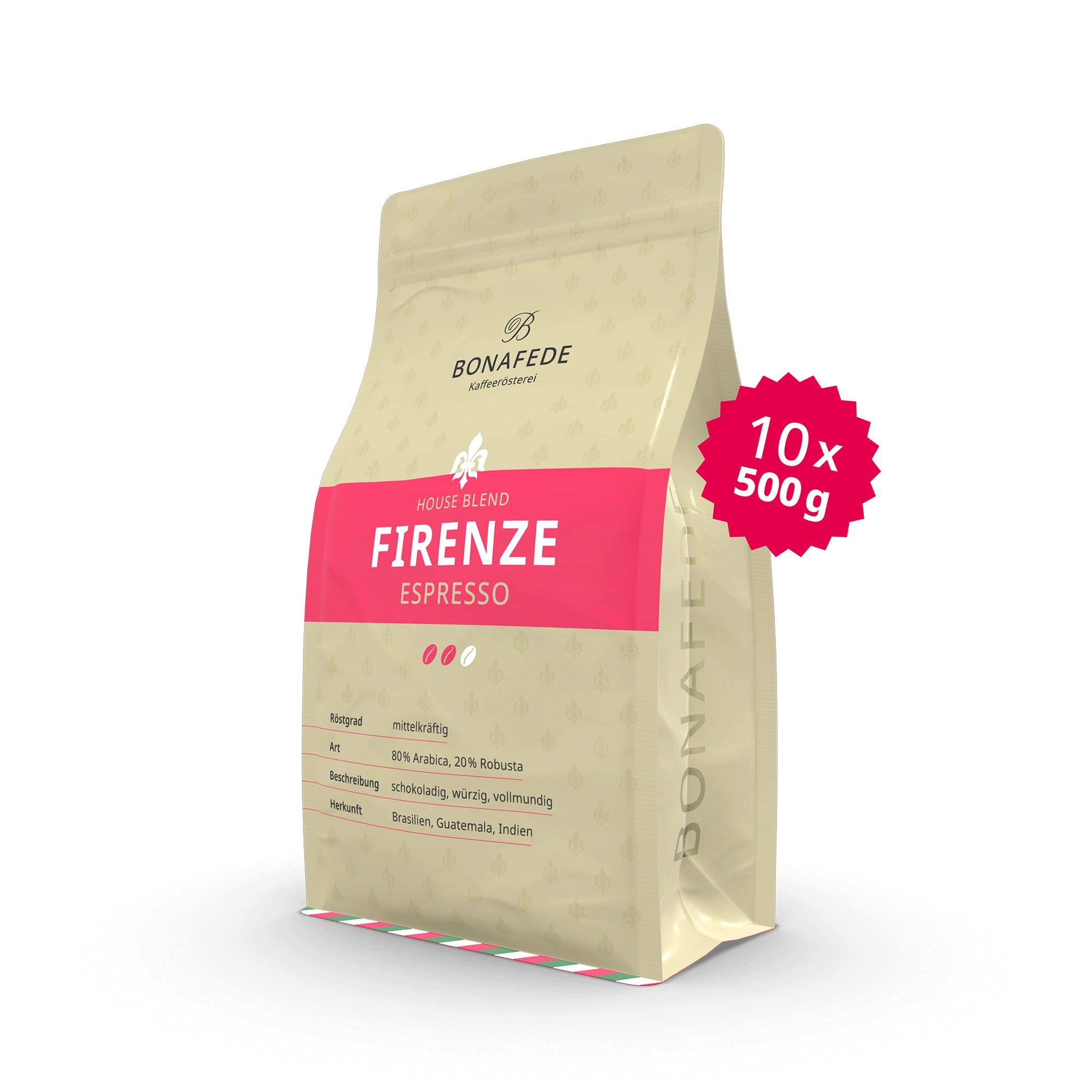 VPE FIRENZE, Espresso 10 x 500 g