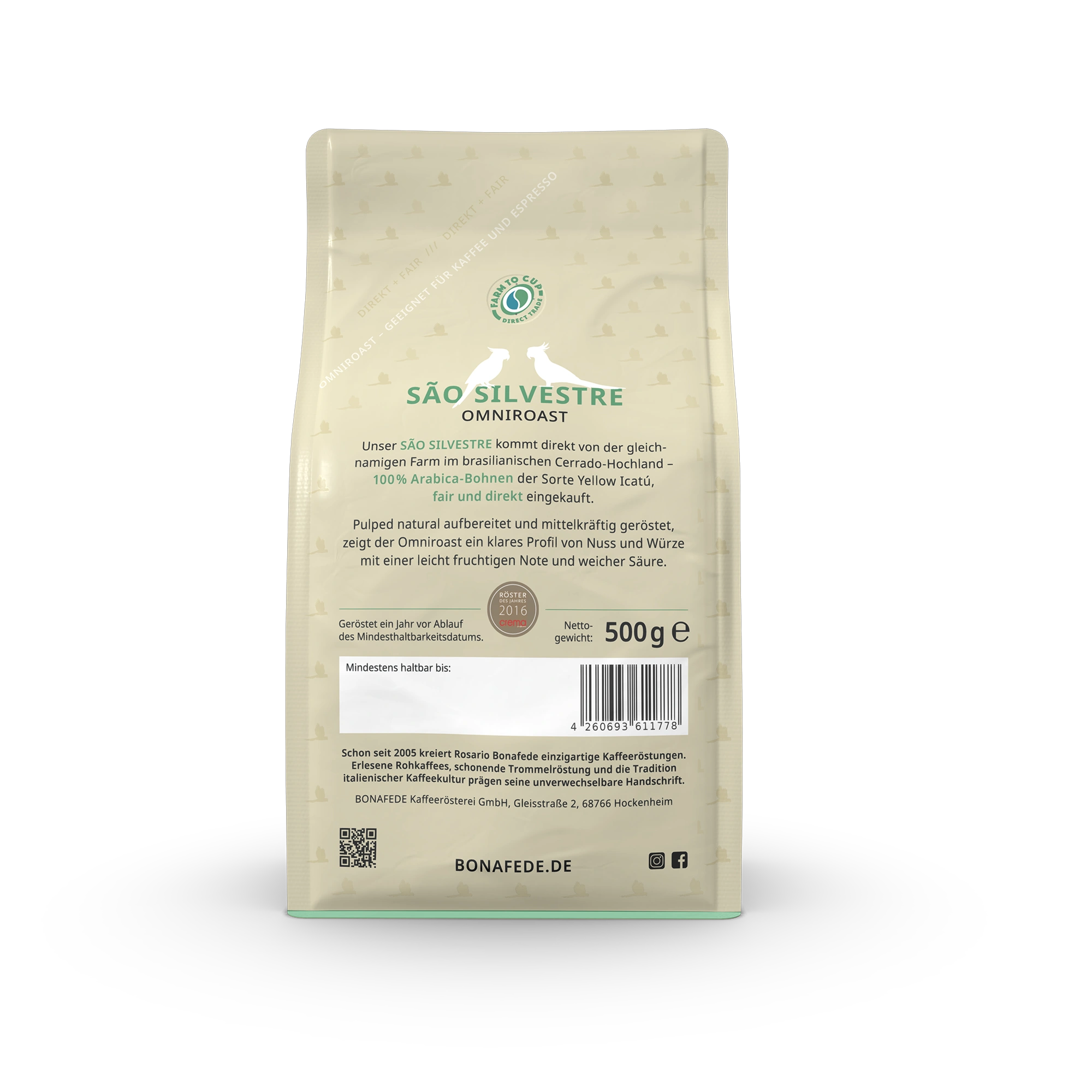 SÃO SILVESTRE, Omniroast 500 g