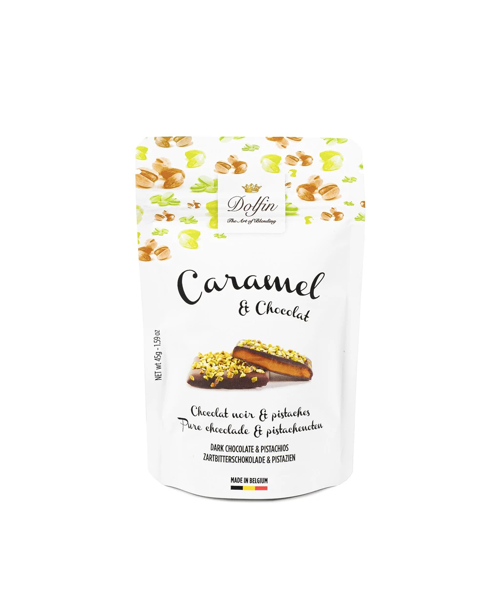 Dolfin Caramel & Chocolat mit Pistazie