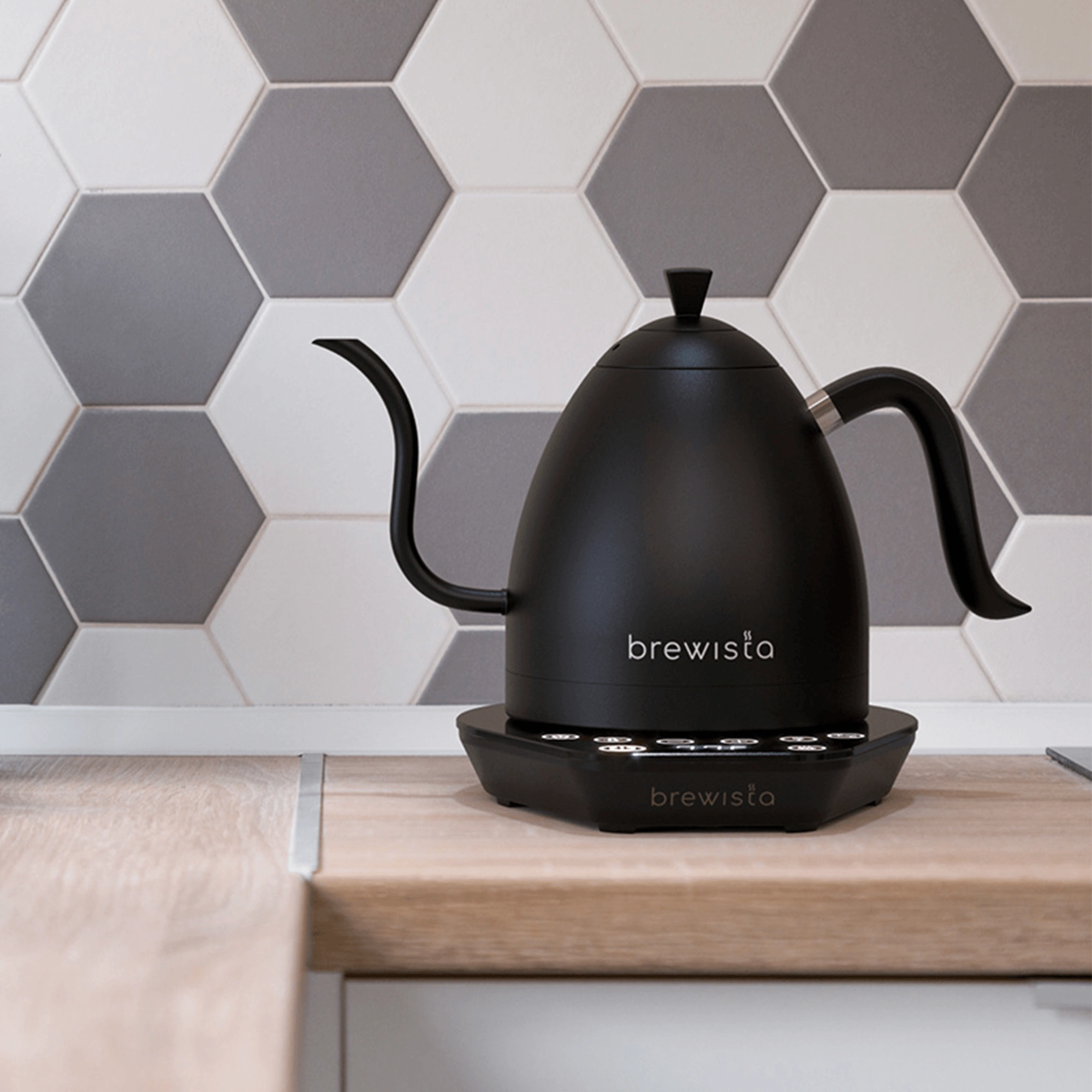 Brewista Wasserkocher, Artisan Gooseneck, black/black, 1.0 l