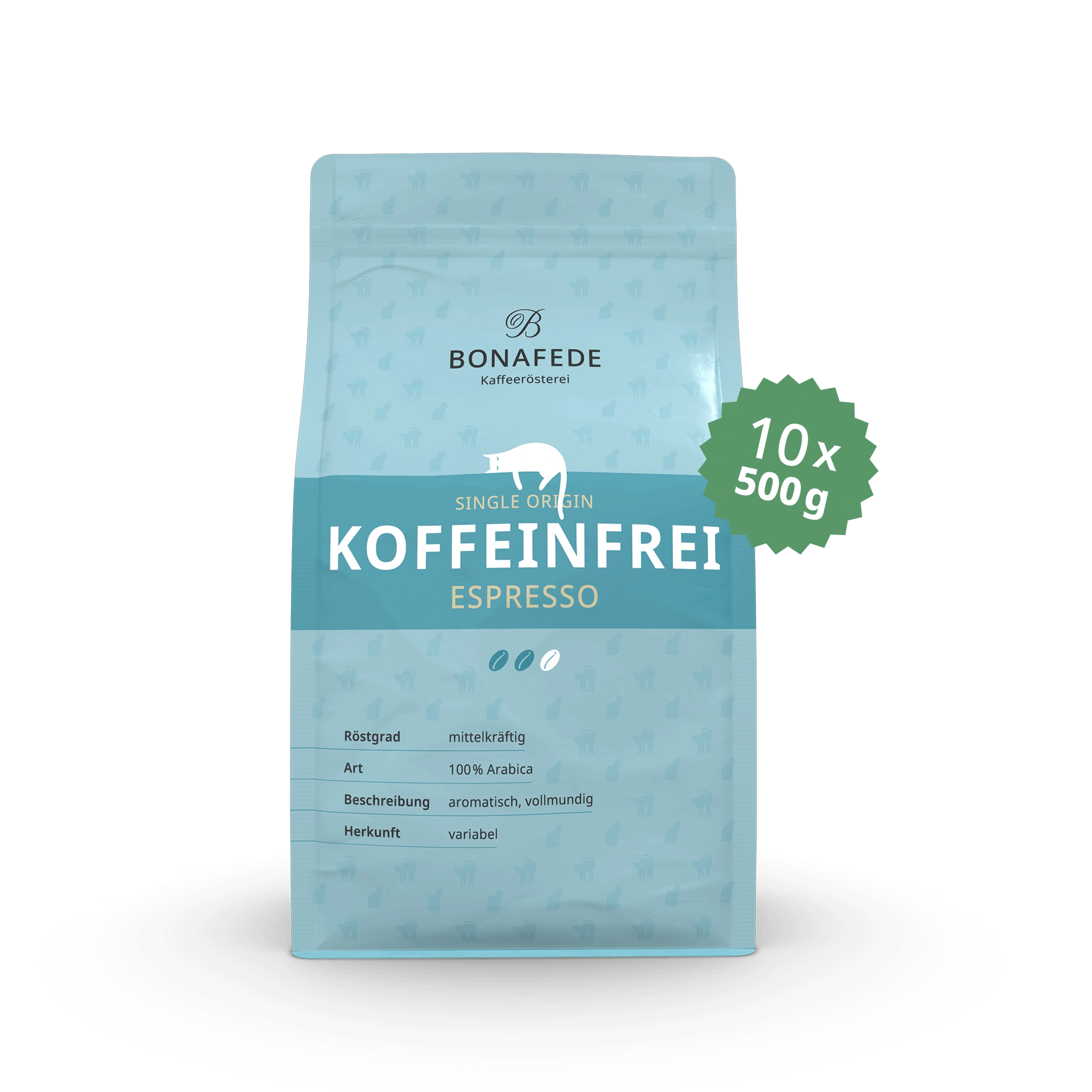 VPE KOFFEINFREI, Espresso 10 x 500 g