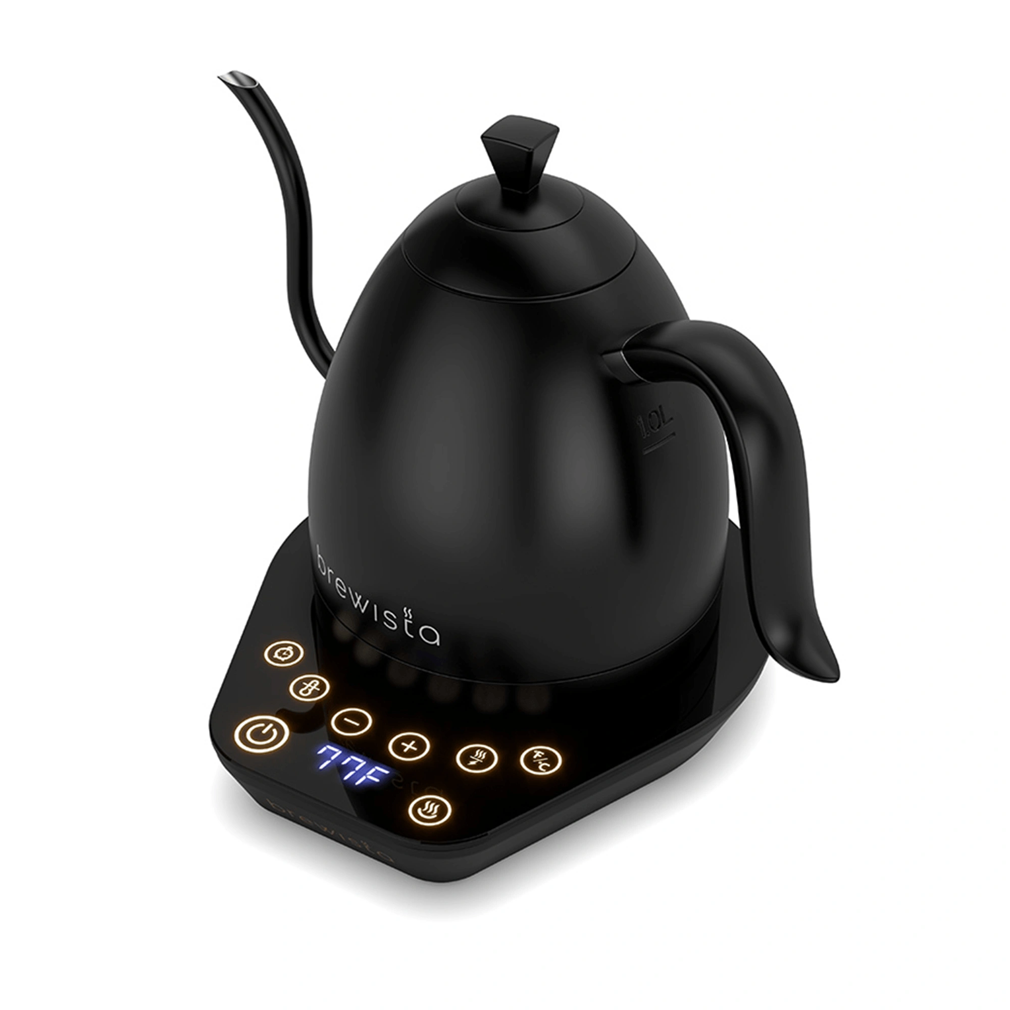 Brewista Wasserkocher, Artisan Gooseneck, black/black, 1.0 l