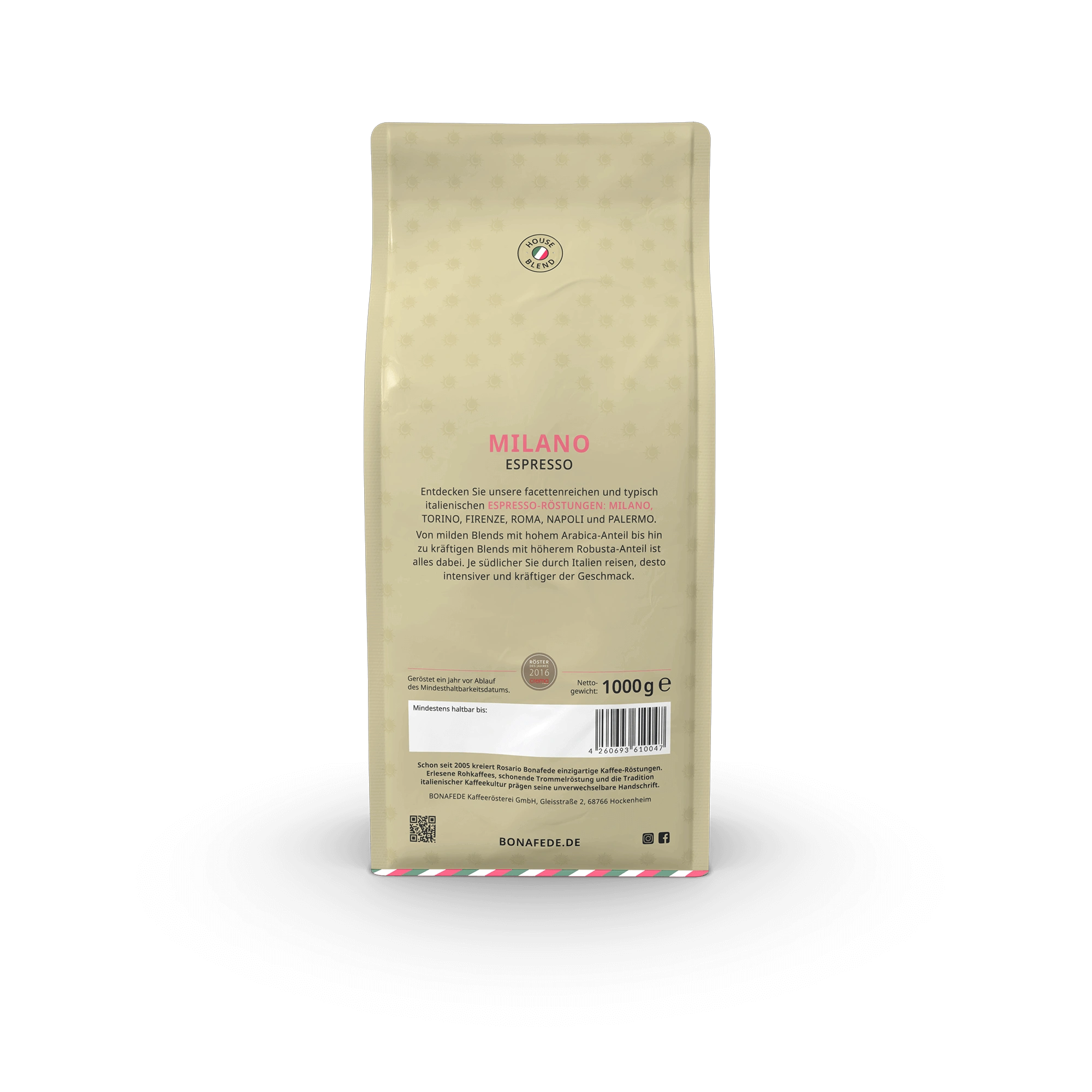 MILANO, Espresso 1000 g