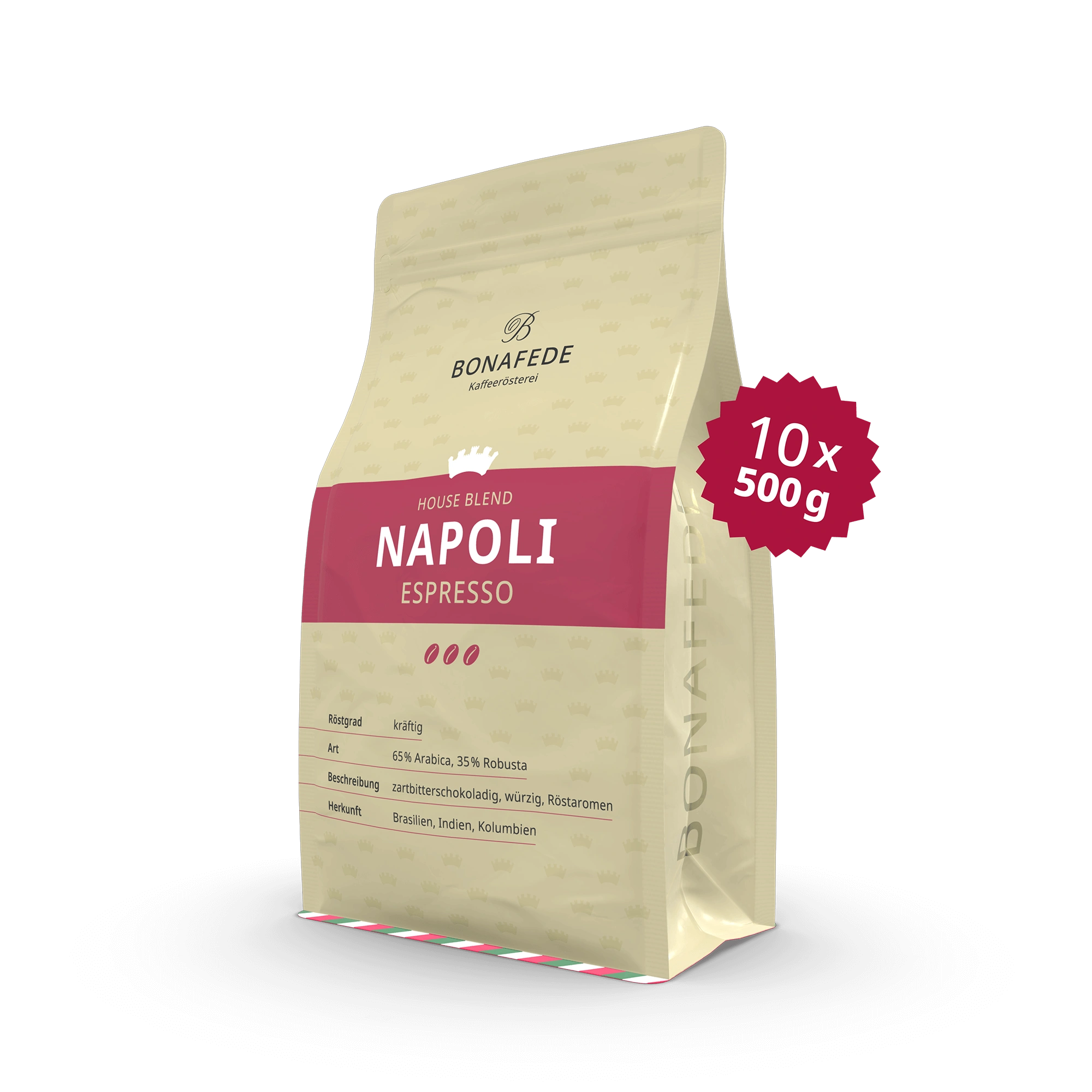 VPE NAPOLI, Espresso 10 x 500 g
