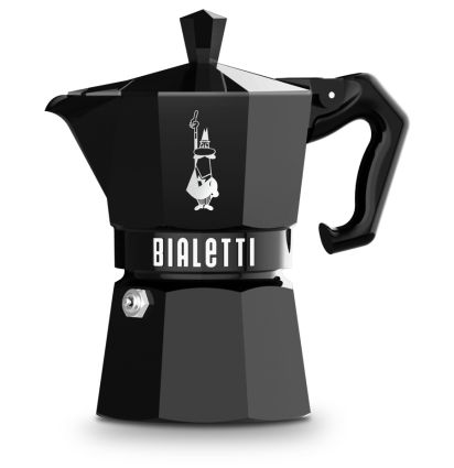 Bialetti Moka Express Exclusive Schwarz - 6 Tassen
