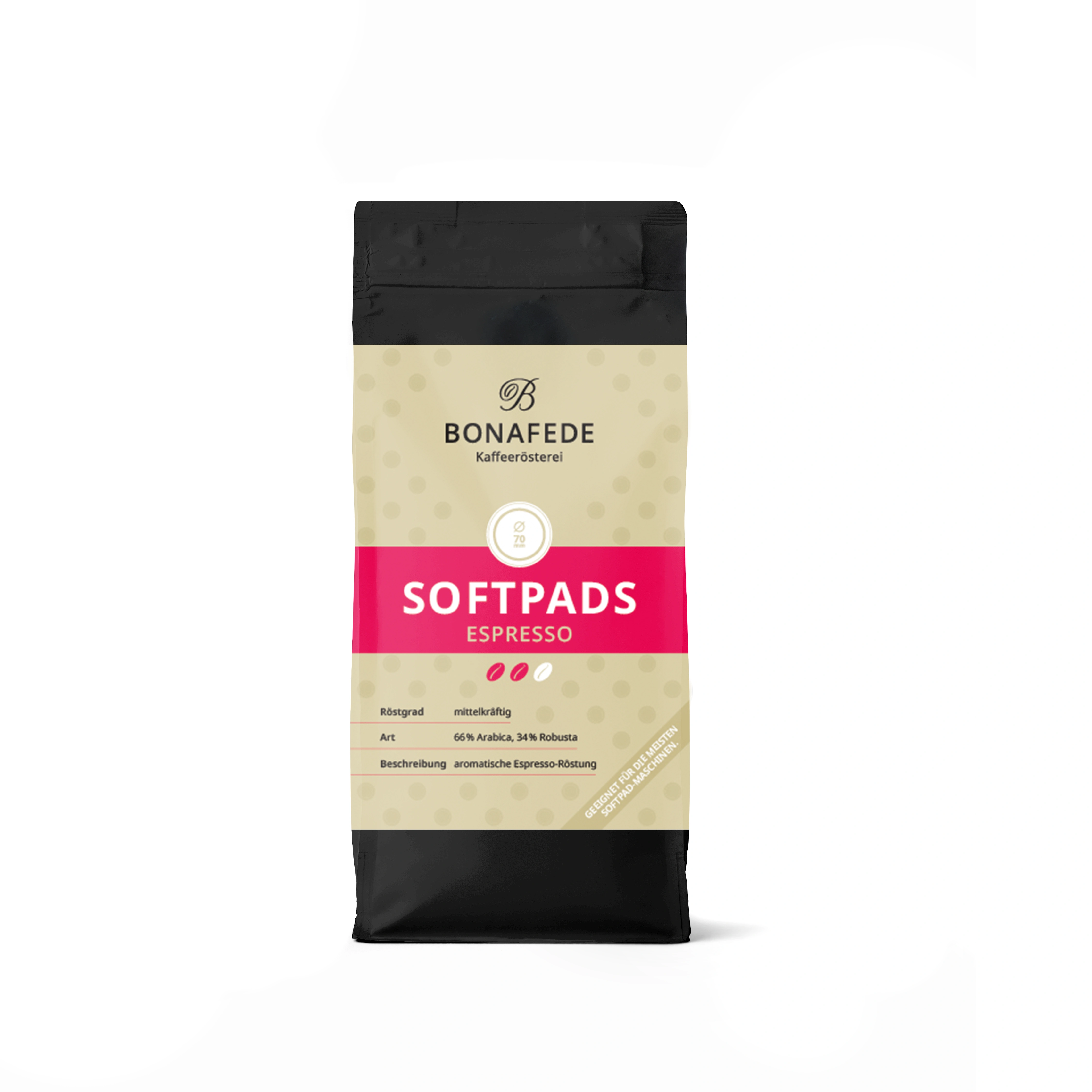 SOFTPADS Espresso-Röstung, 20 Stk.