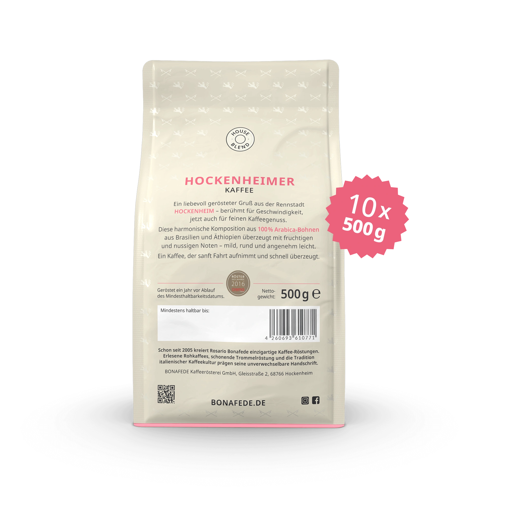 VPE HOCKENHEIMER, Kaffee 10 x 500 g