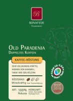 Old Paradenia, Kaffee